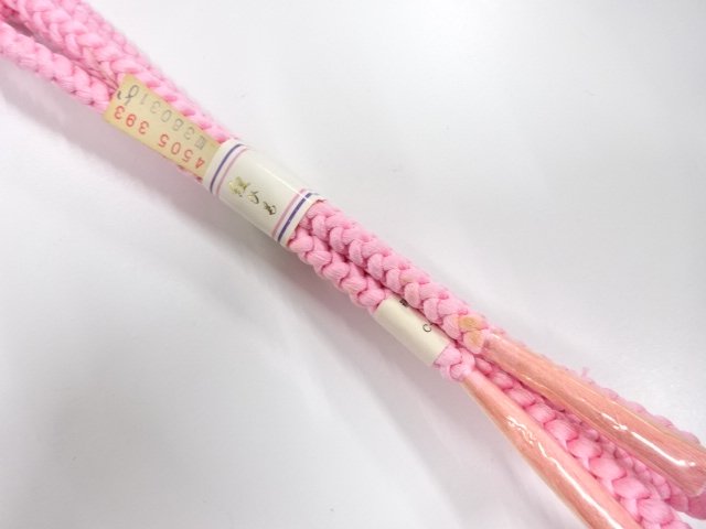 JAPANESE KIMONO / UNUSED HAND-TIED OBIJIME